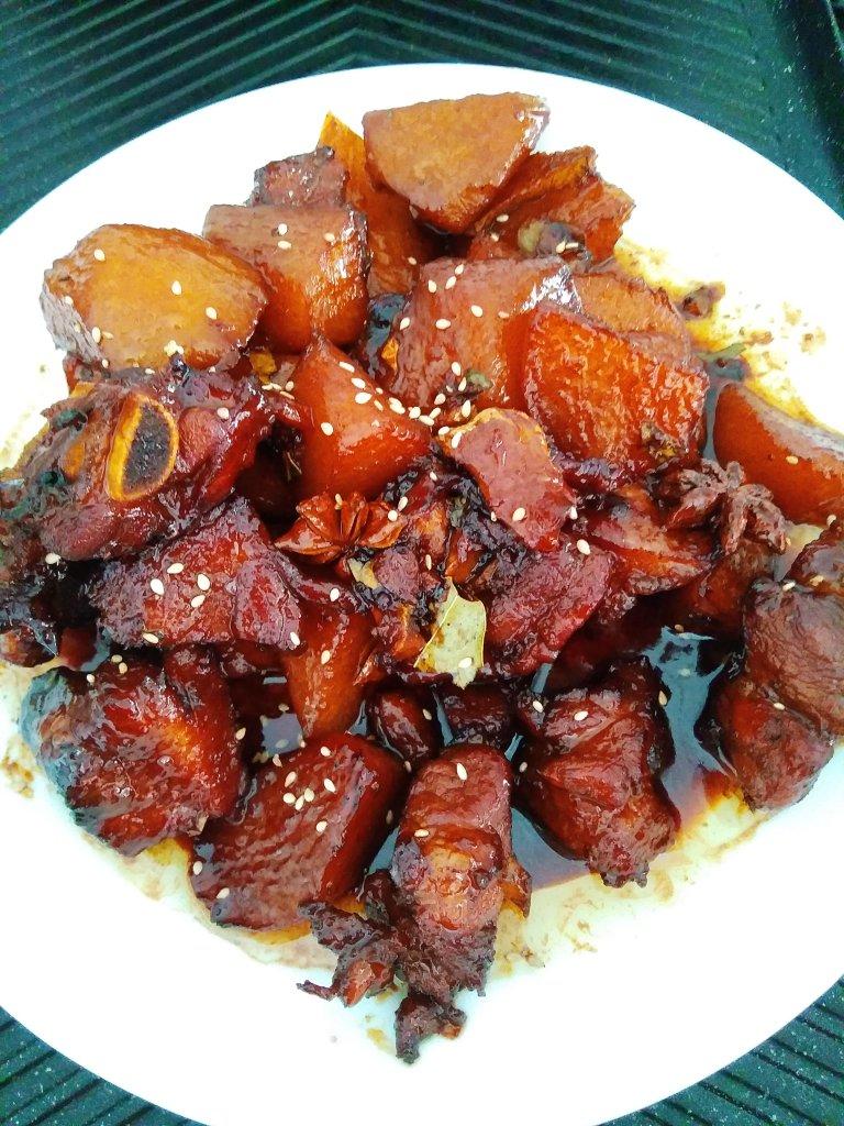 萝卜红烧排骨