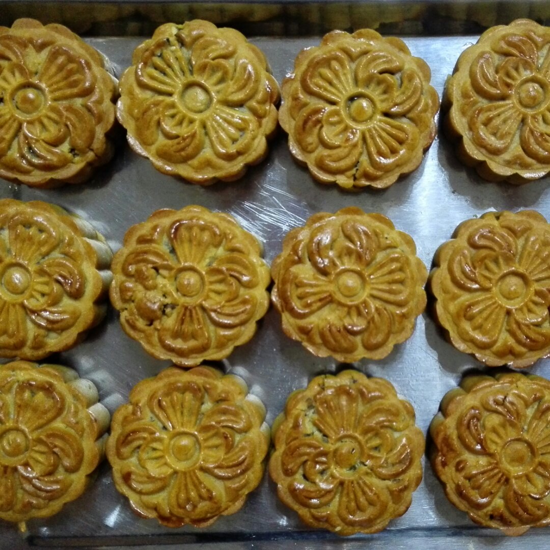 五仁月饼～不用转化糖浆的版本