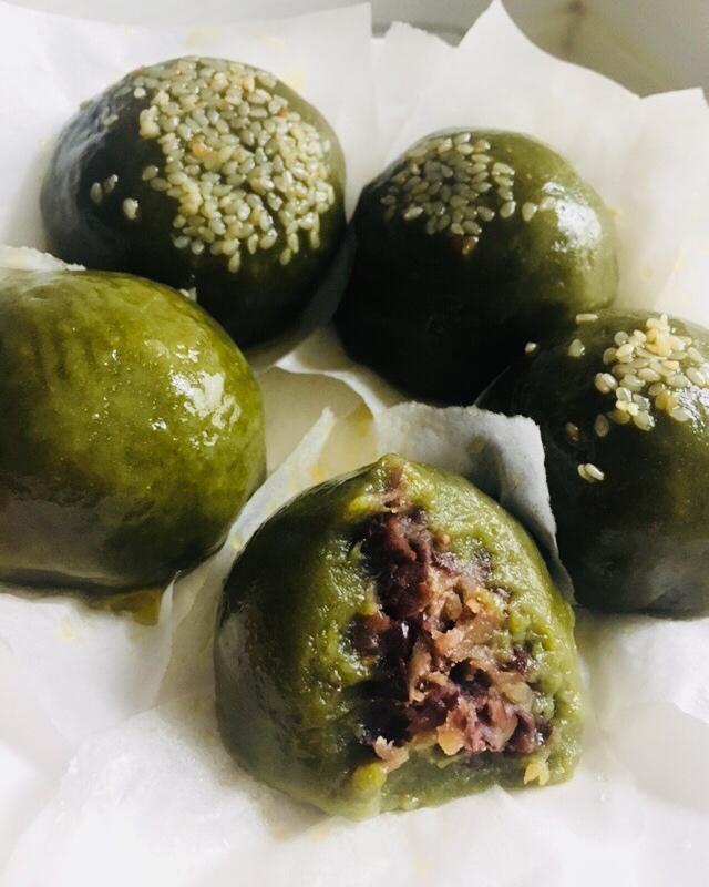 杏花楼青团（蛋黄肉松馅）