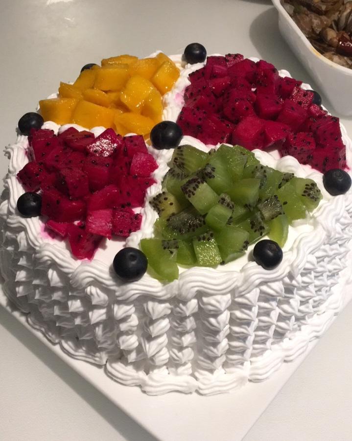 八寸戚风蛋糕（生日蛋糕坯）附六寸配单