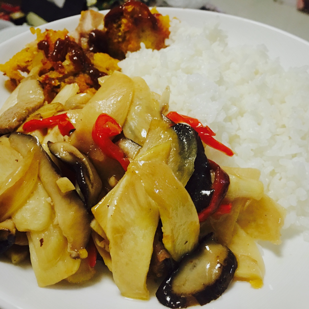 茭白肉丝