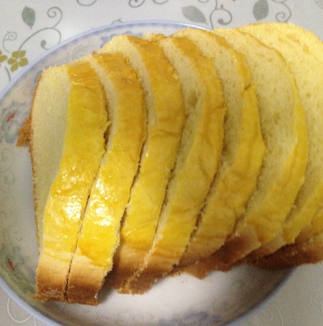 超级好吃的原味面包（面包机版）