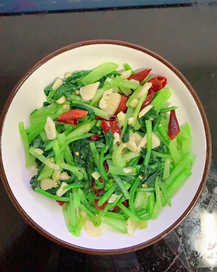 炝炒菜心
