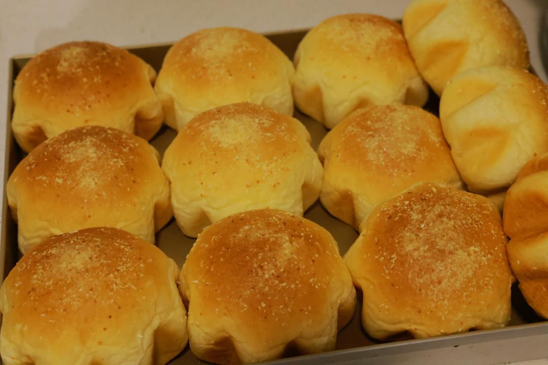 淡奶油椰蓉八角星面包