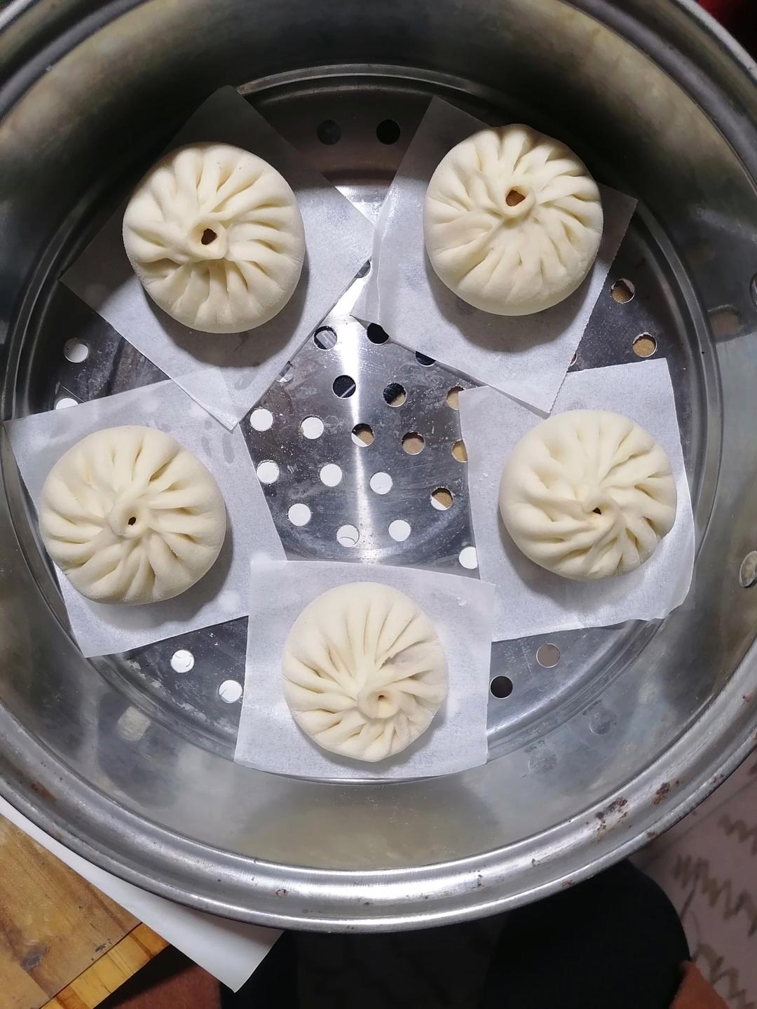 shortspoken做的酱肉粉丝包附详细包包子视频快速发酵法