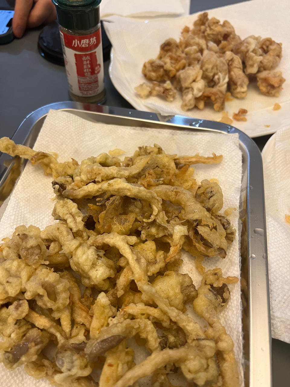 干炸蘑菇的做法，大人小孩都喜欢