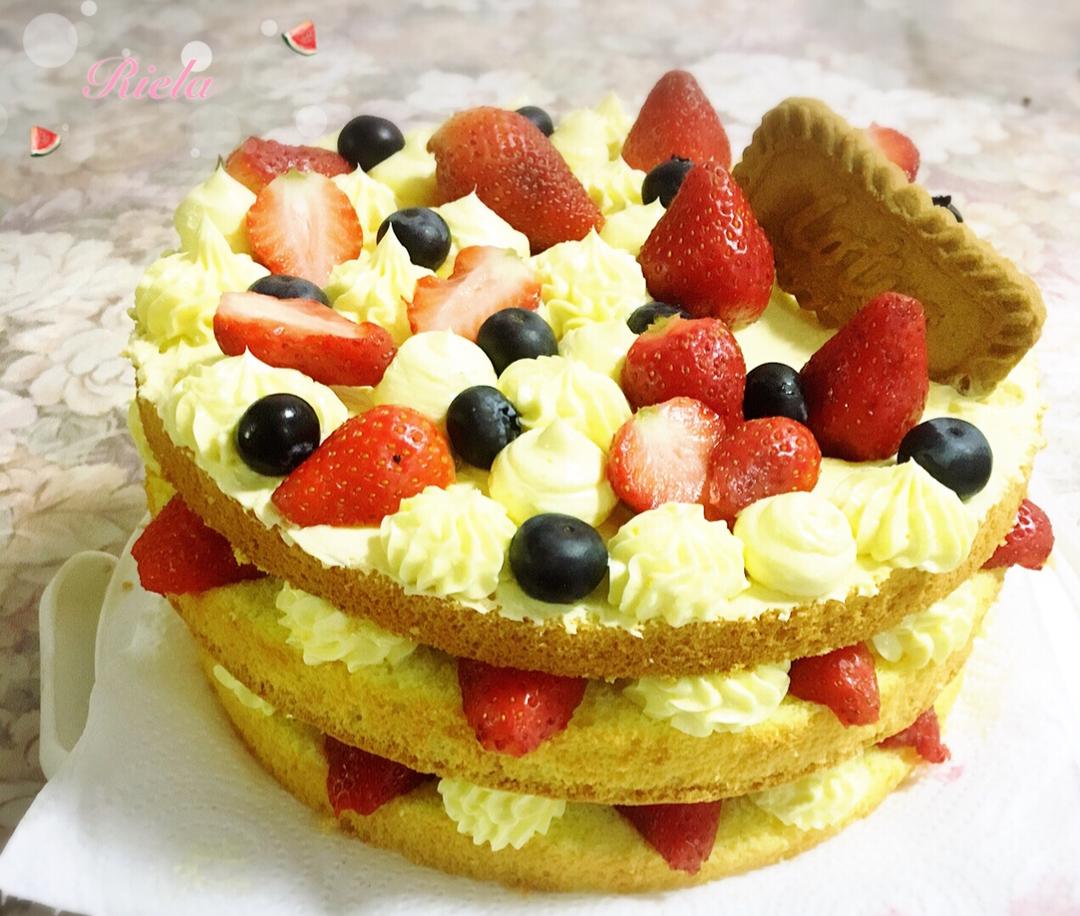 圣诞呆萌裸蛋糕