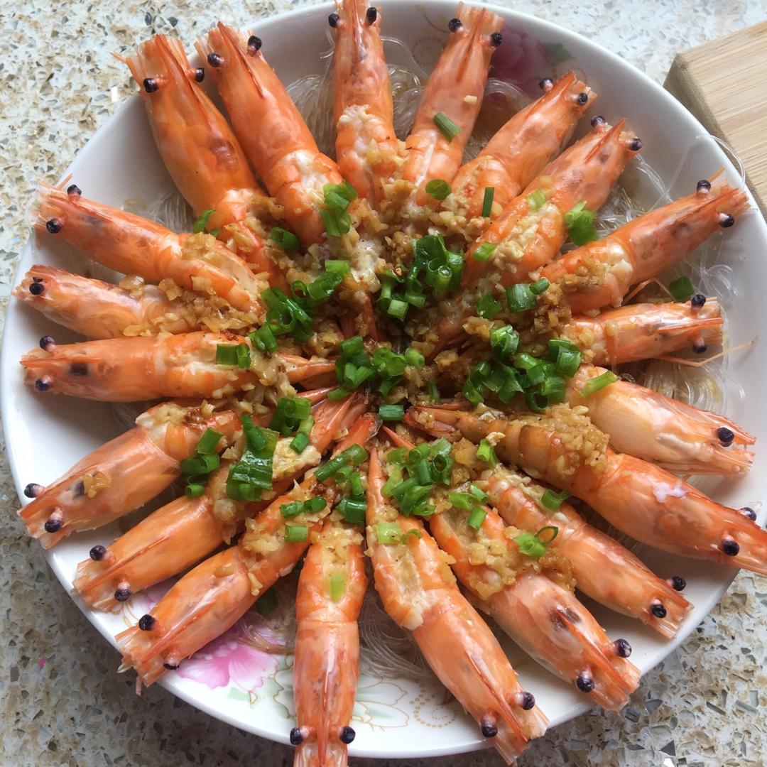 蒜蓉粉丝蒸虾