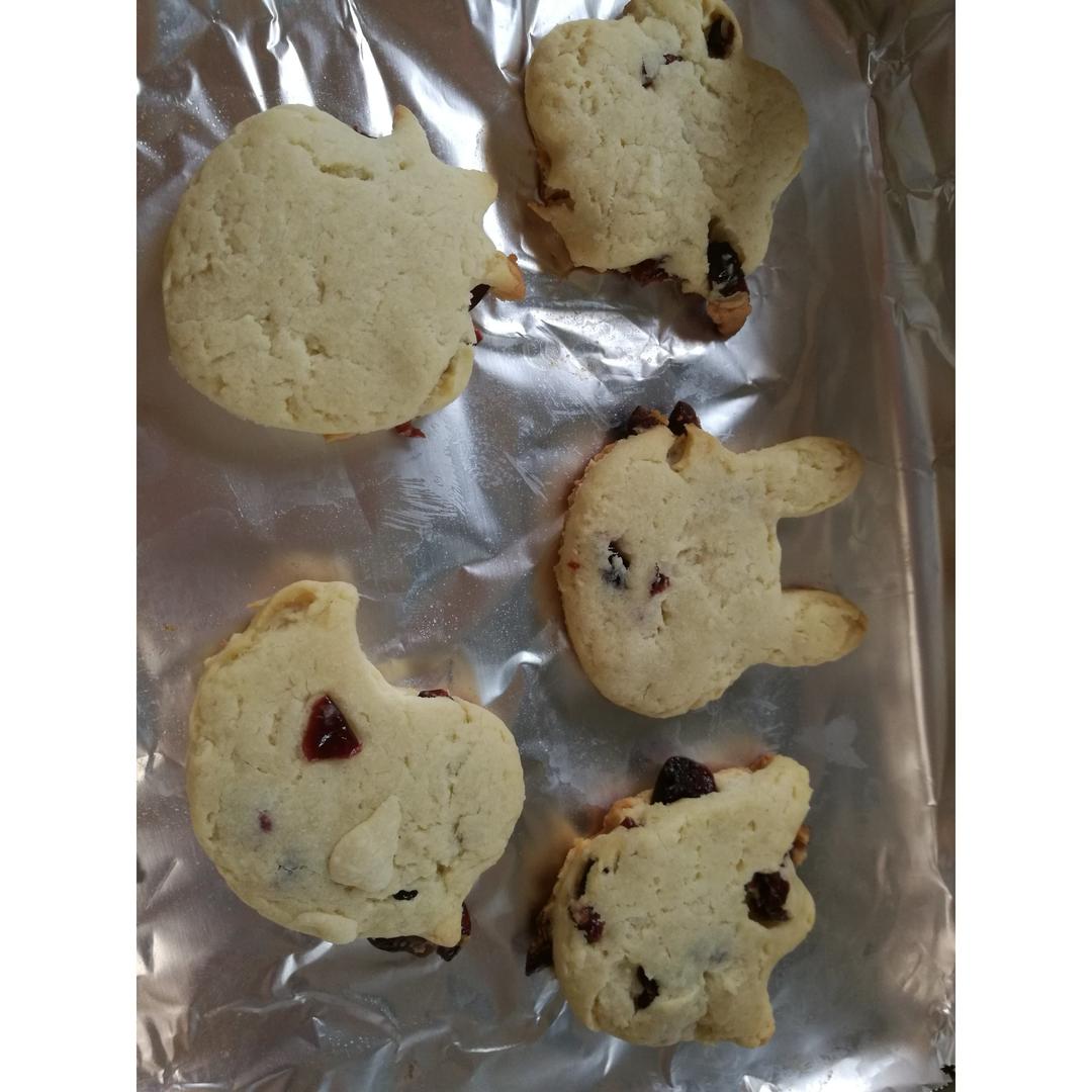 低糖少油版蔓越莓饼干