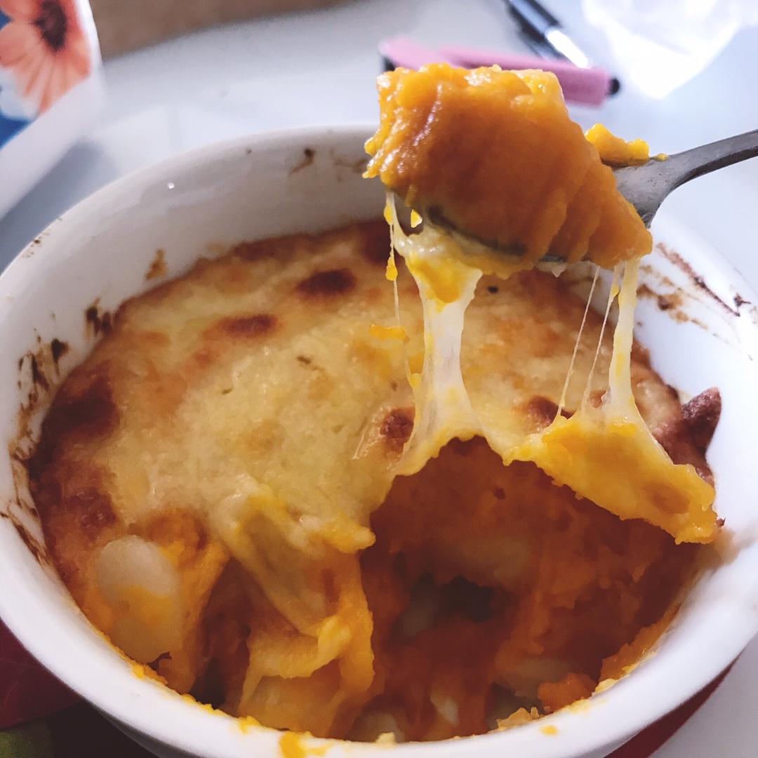 超好吃的芝士焗南瓜年糕