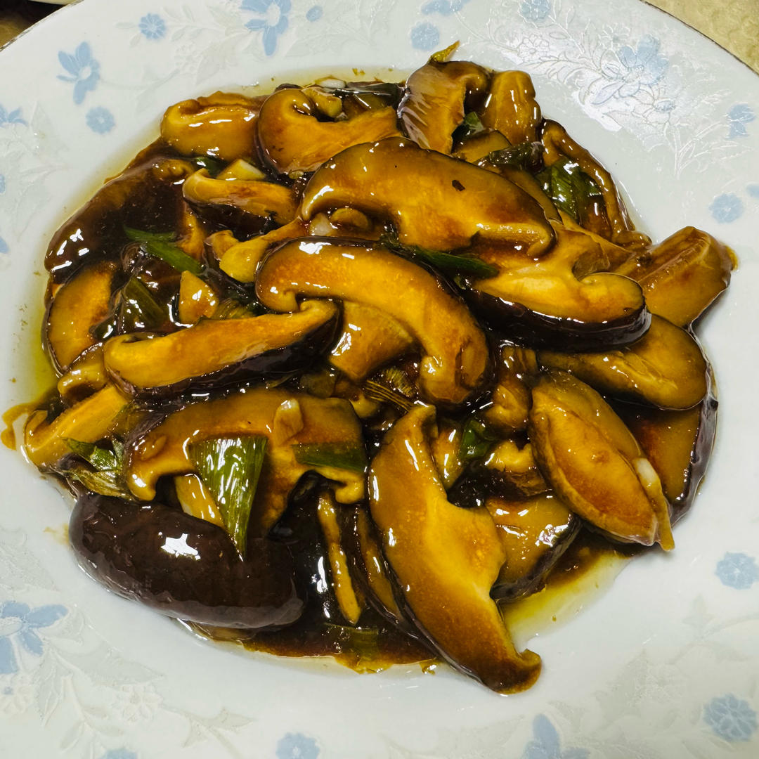 香菇这样炒比肉都好吃😋素炒香菇
