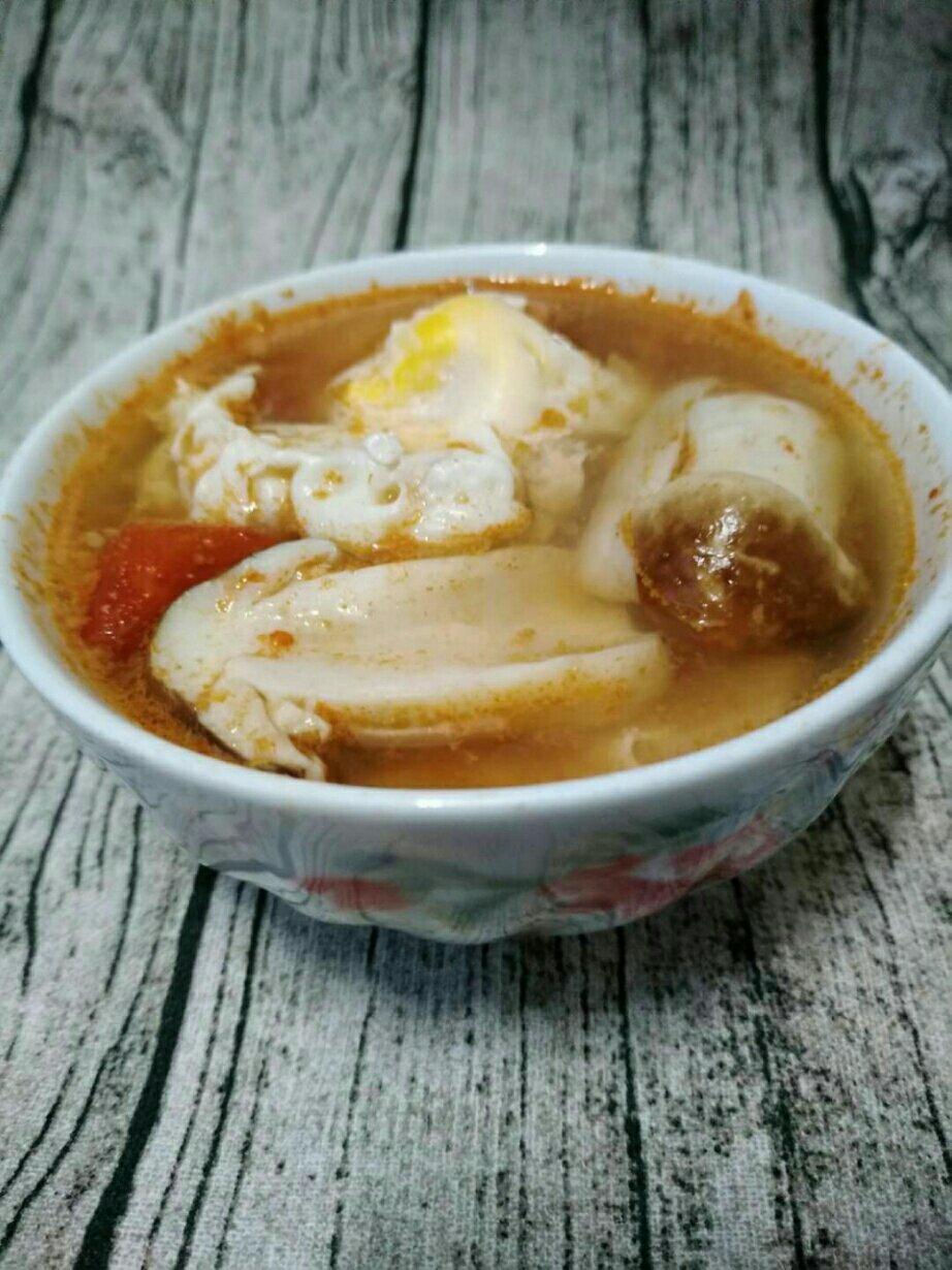 鲜姬松茸肉片汤(简单快捷一锅鲜~上班族的好选择)