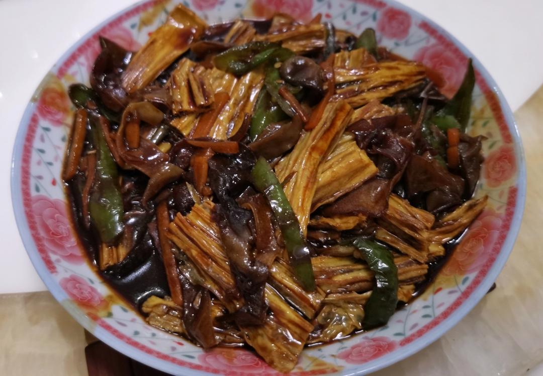 比肉还好吃的烧腐竹