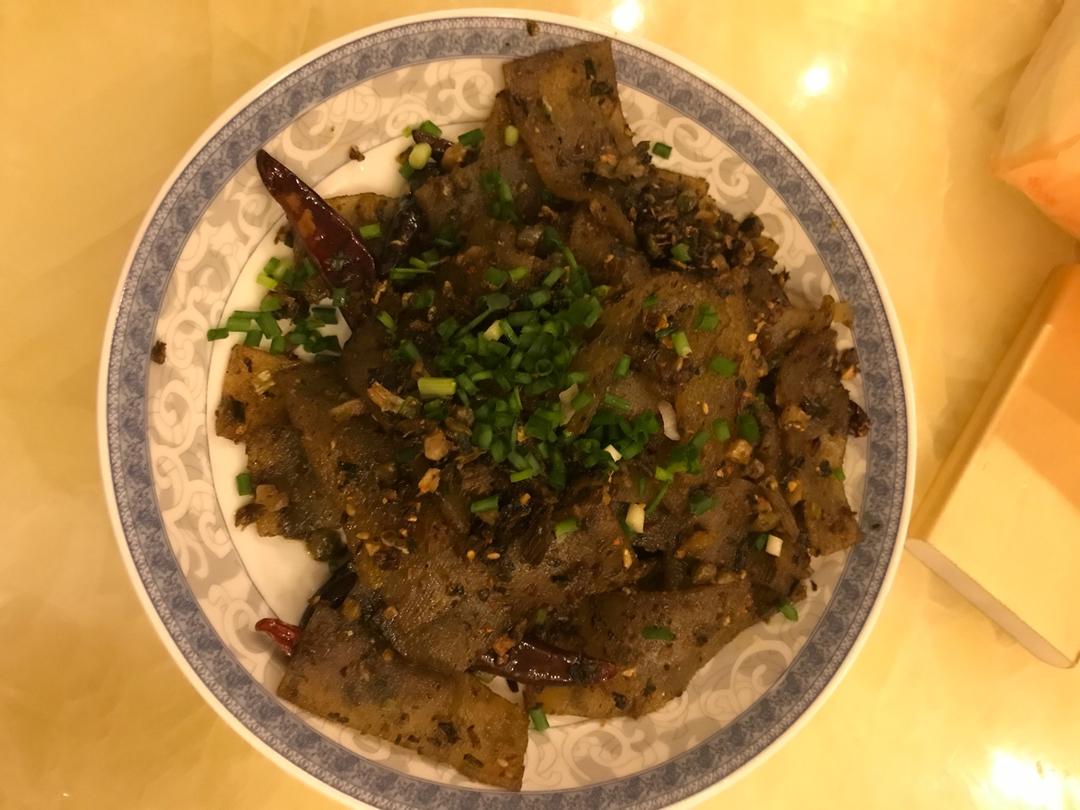 腐乳辣炒苕皮