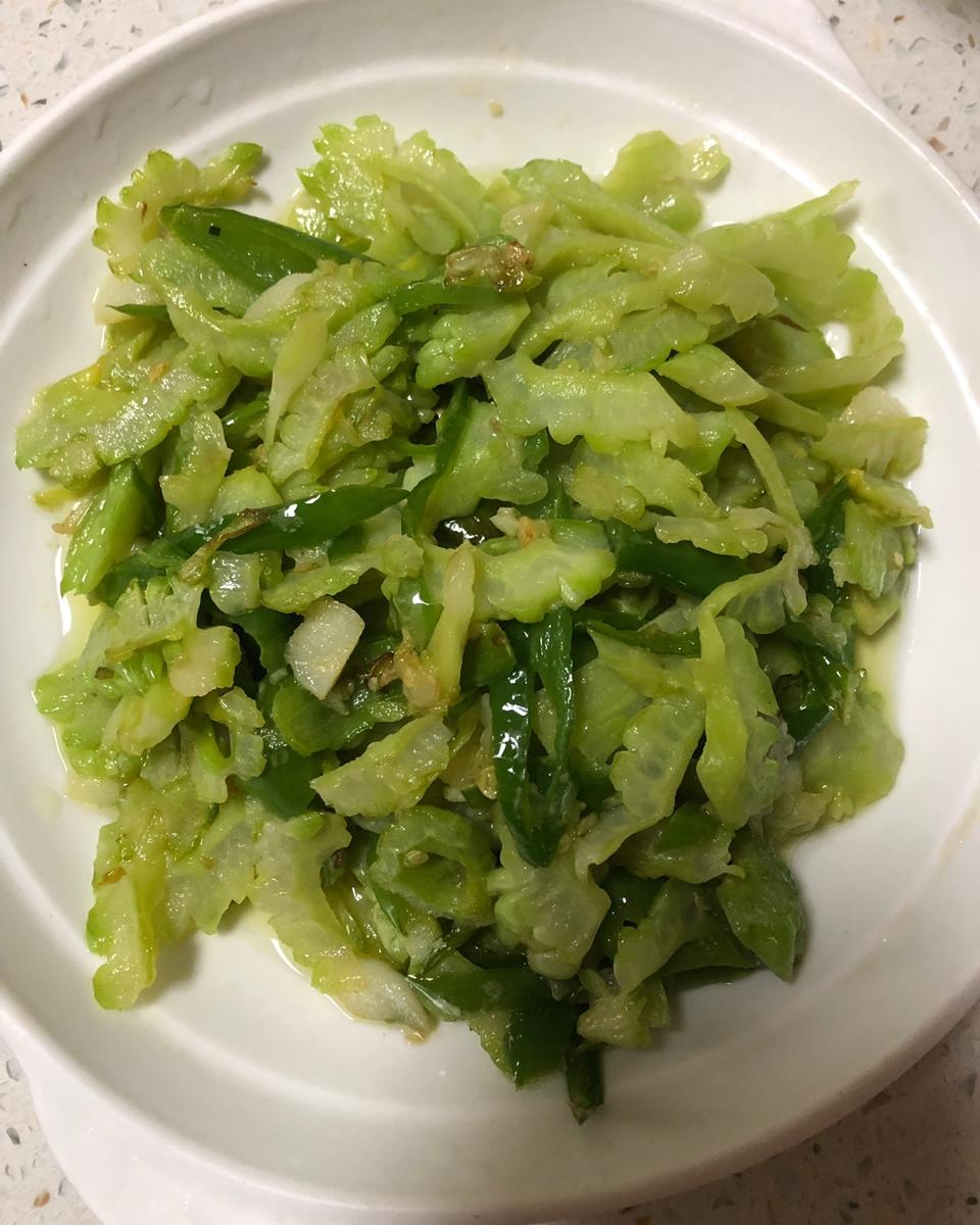 清炒苦瓜