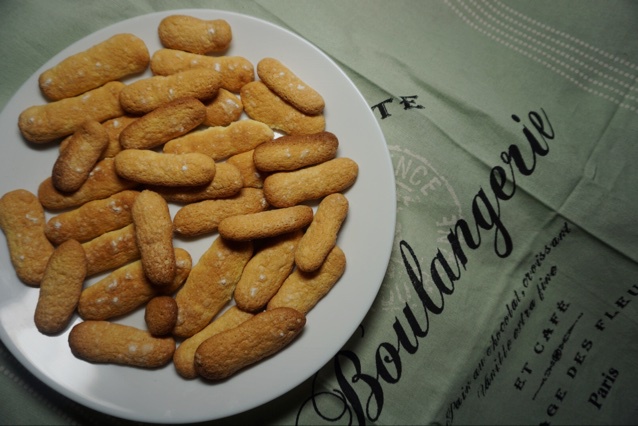 我要变文艺做的ladyfinger手指饼干