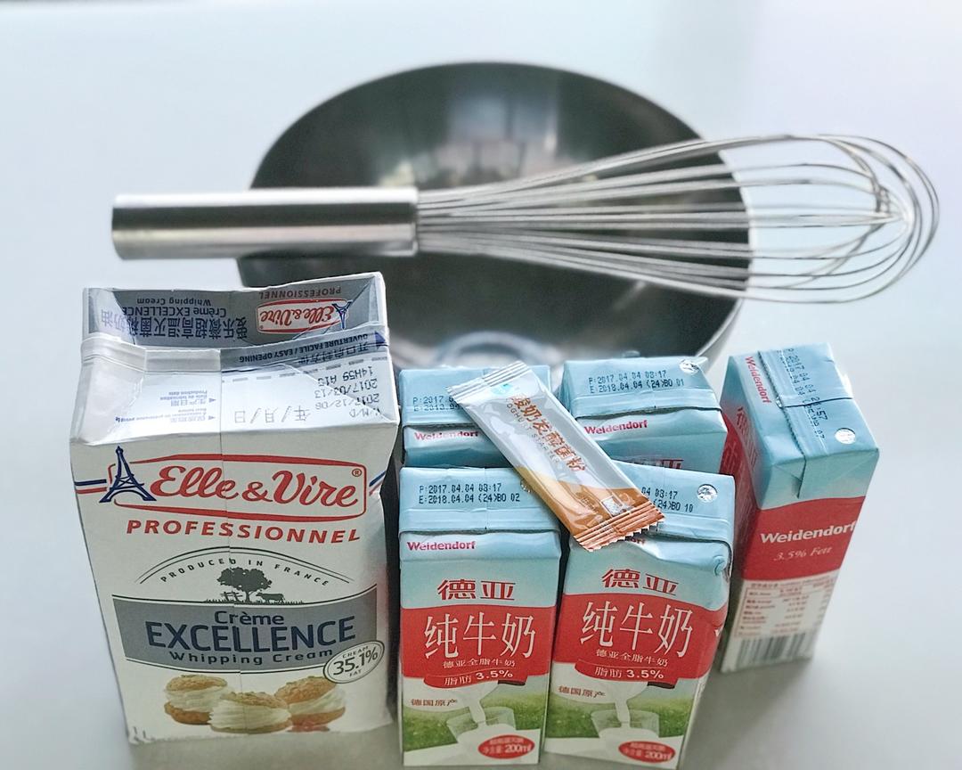 纯奶手撕吐司的做法 步骤1