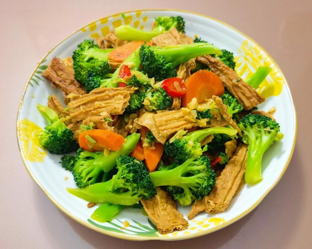 腐竹西兰花(素菜)