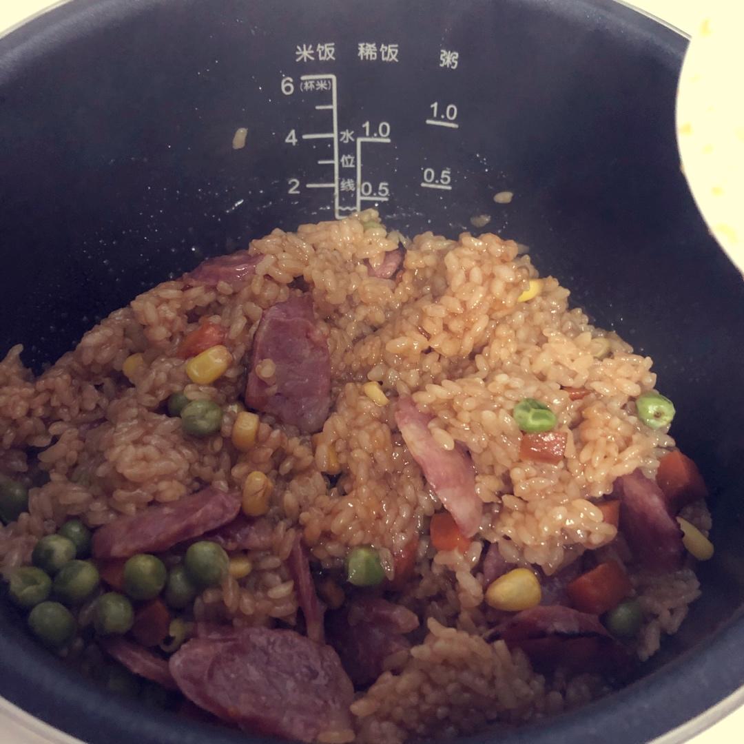 腊肠焖饭