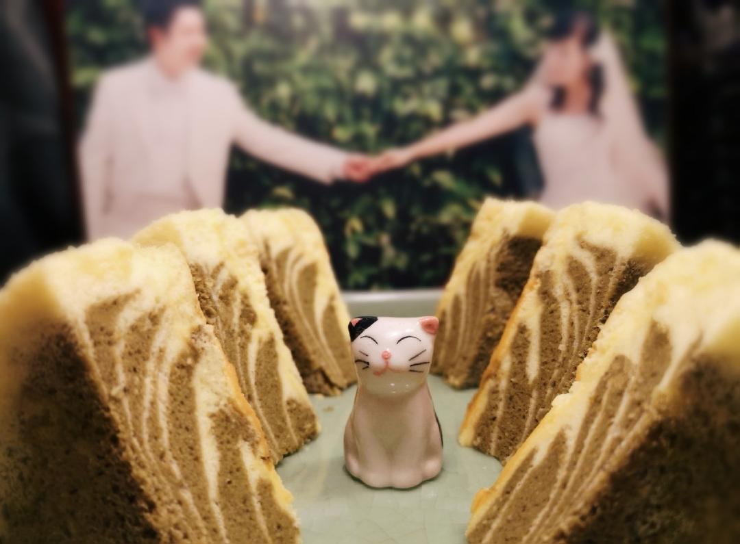 斑马纹戚风蛋糕