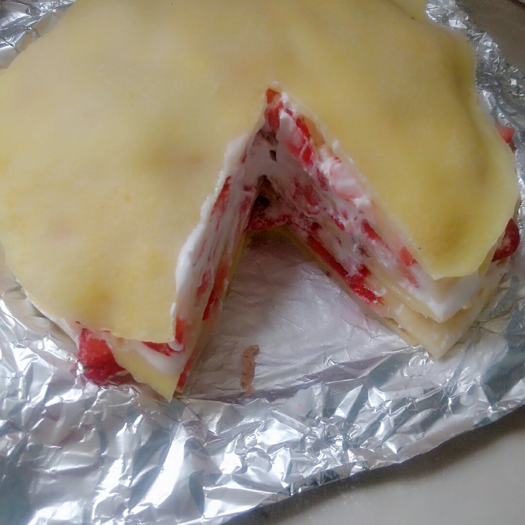 榴莲千层蛋糕