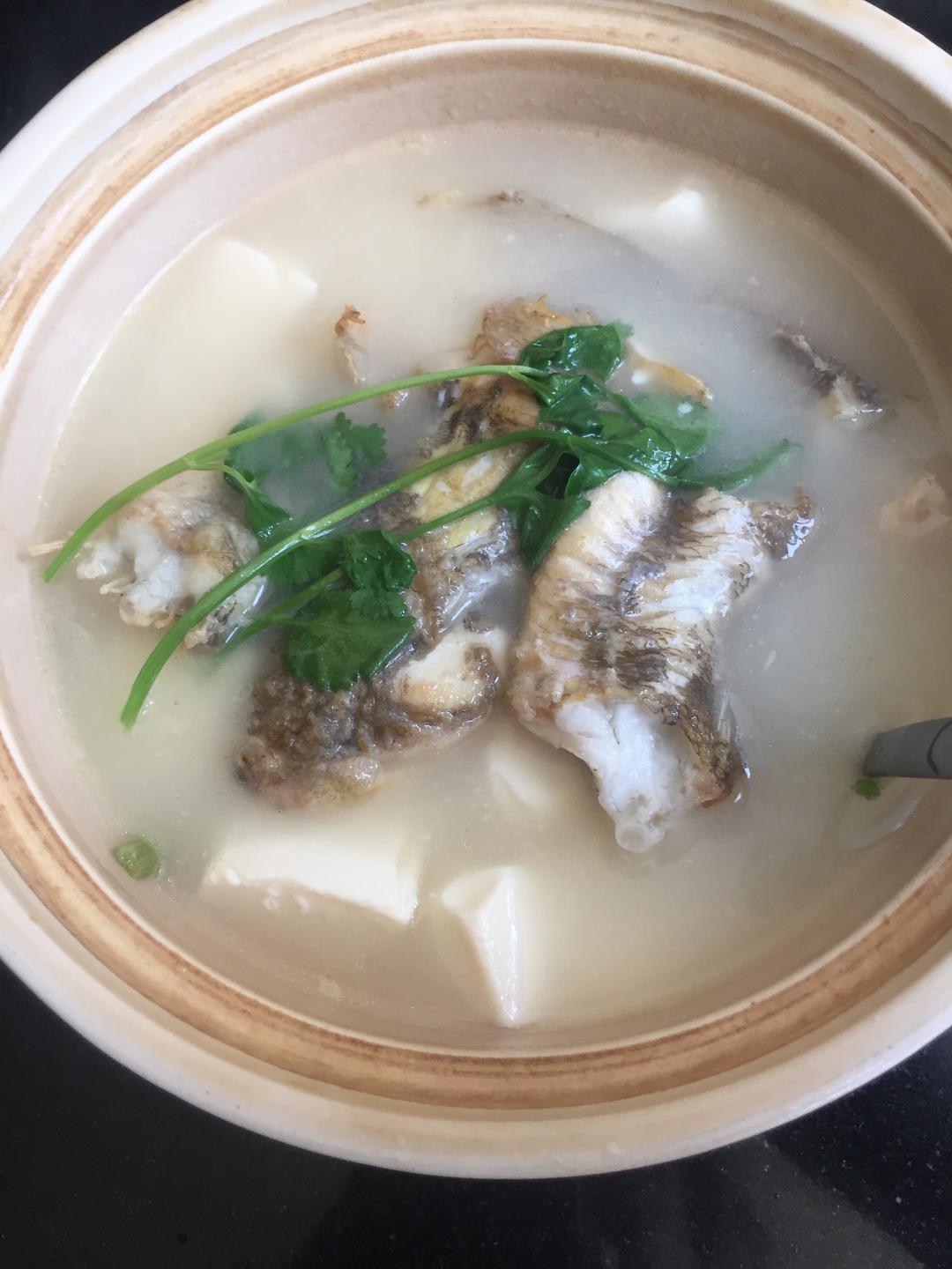 鲜美无比的沙光鱼豆腐汤