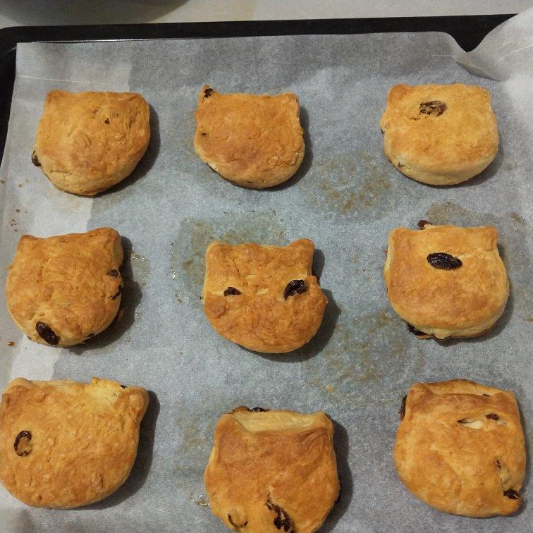 酵母司康饼【视频】