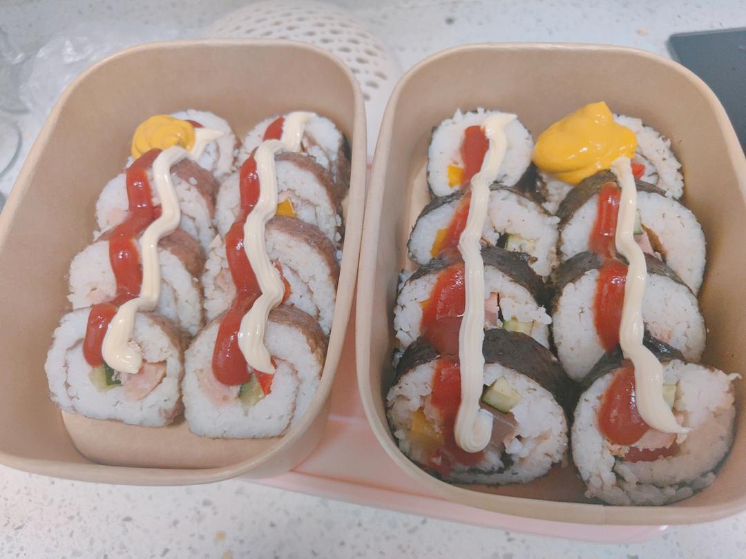 高颜值的紫菜包饭