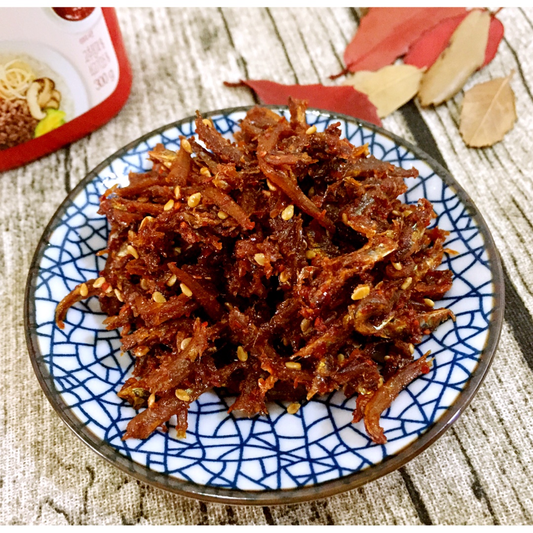 辣酱芝麻小银鱼
