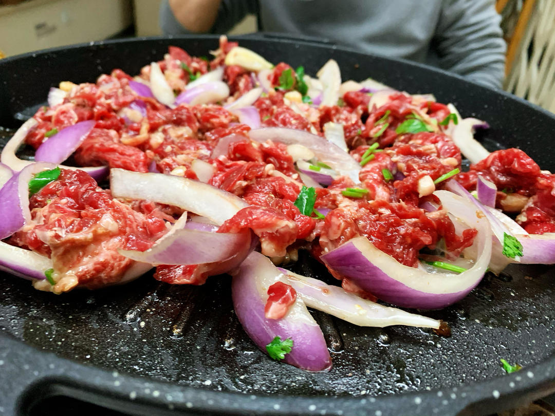 烤牛肉（拌牛肉）