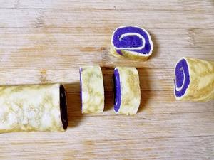 紫薯鸡蛋卷的做法 步骤9