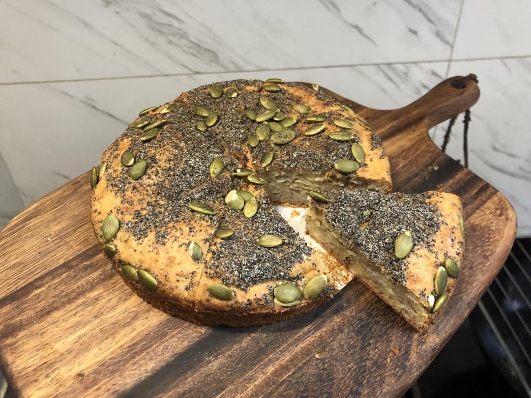 香蕉核桃蛋糕（低油少糖健康版）