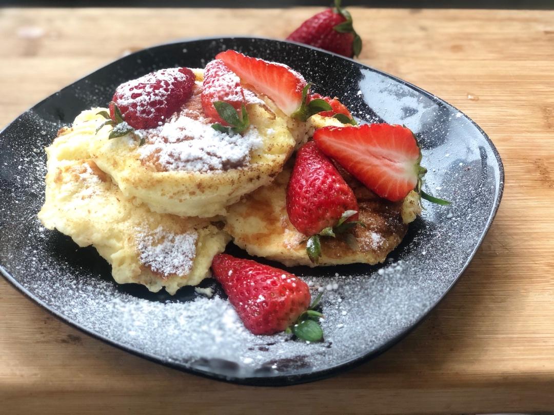 原味无油日式舒芙蕾厚松饼