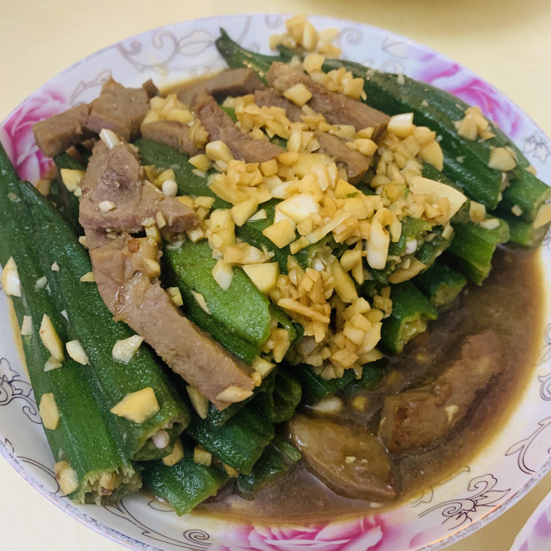 秋葵牛柳