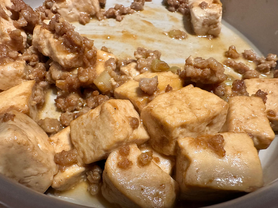 巨下饭！拌饭超好吃的肉末豆腐！做法简单零失败~