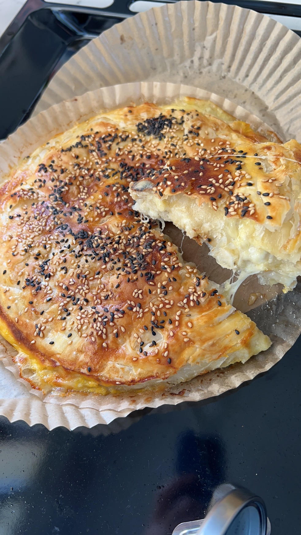 香蕉爆浆芝士饼
