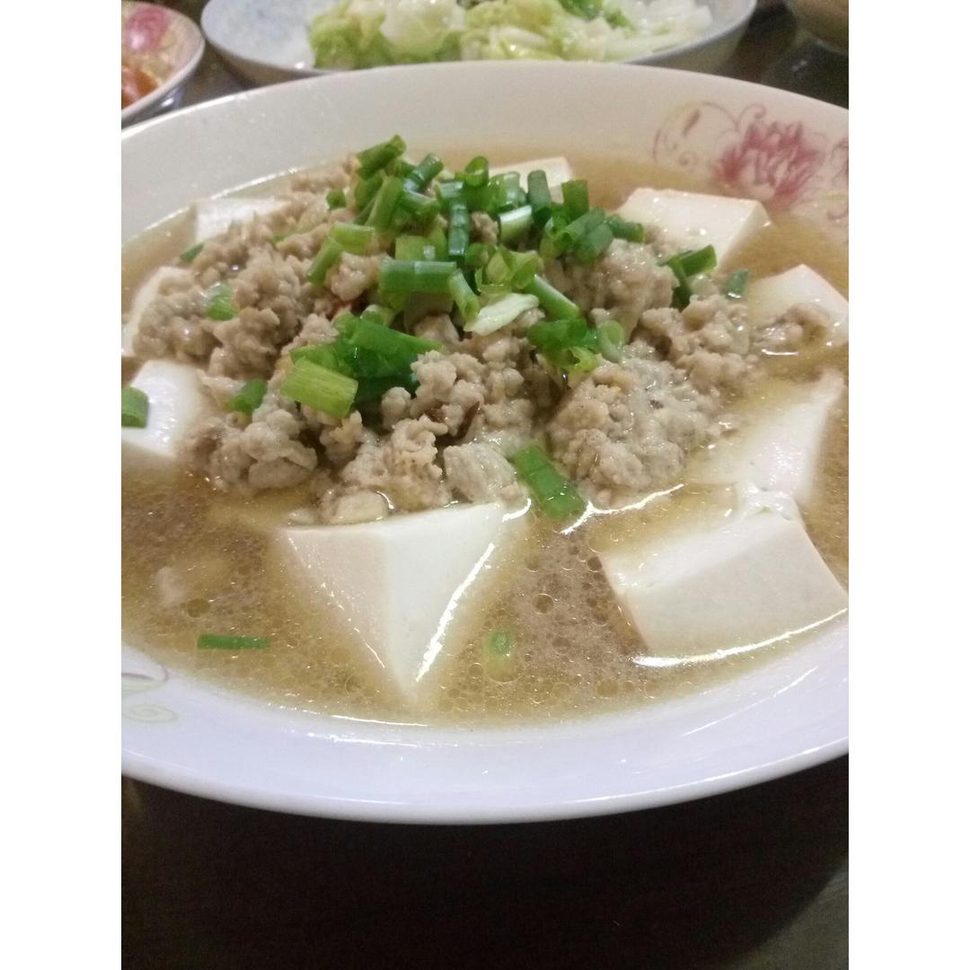 肉末蒸豆腐
