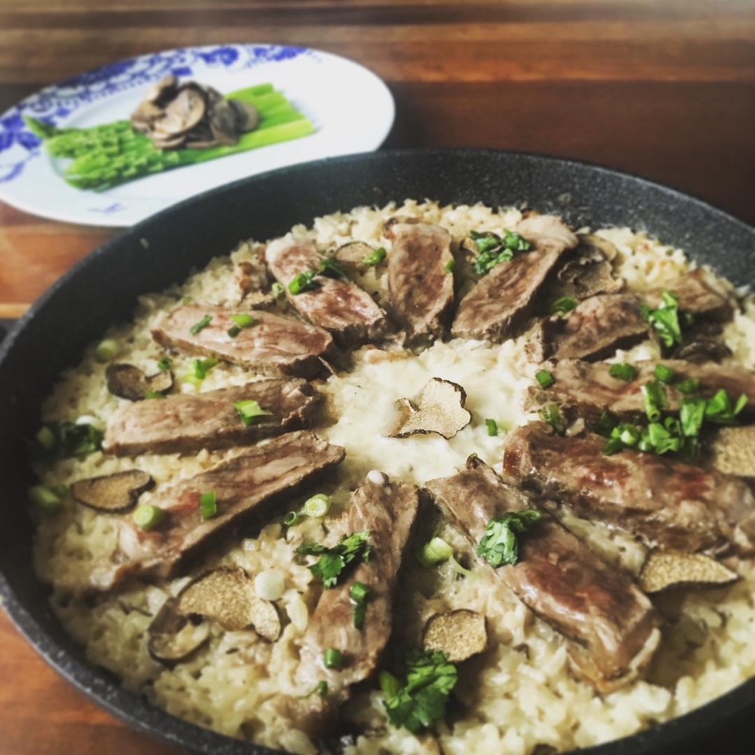 奶油蘑菇炖饭