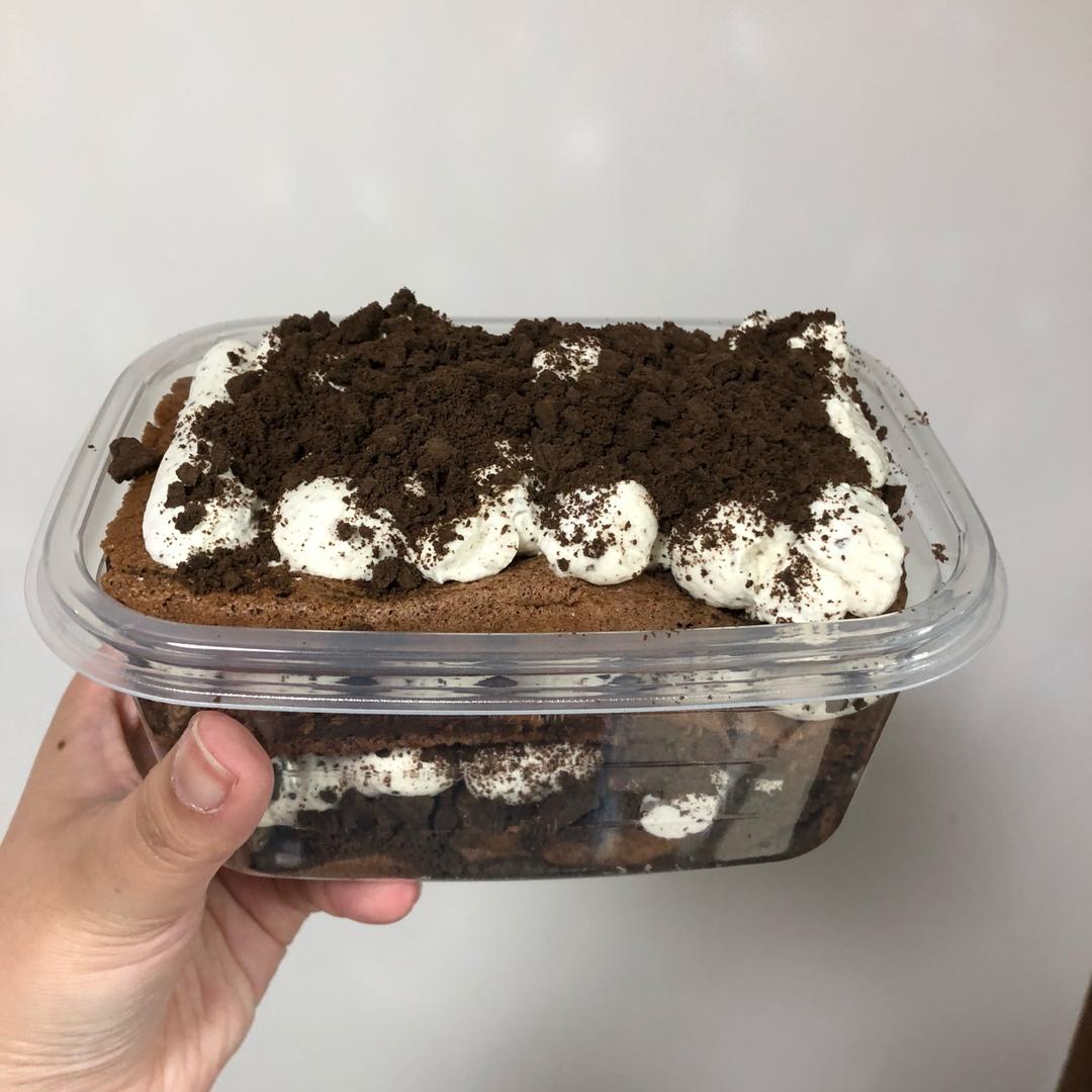 奥利奥咸奶油可可盒子蛋糕