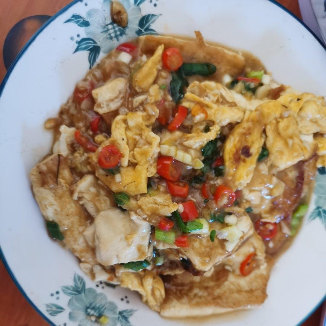 外焦里嫩的香煎豆腐