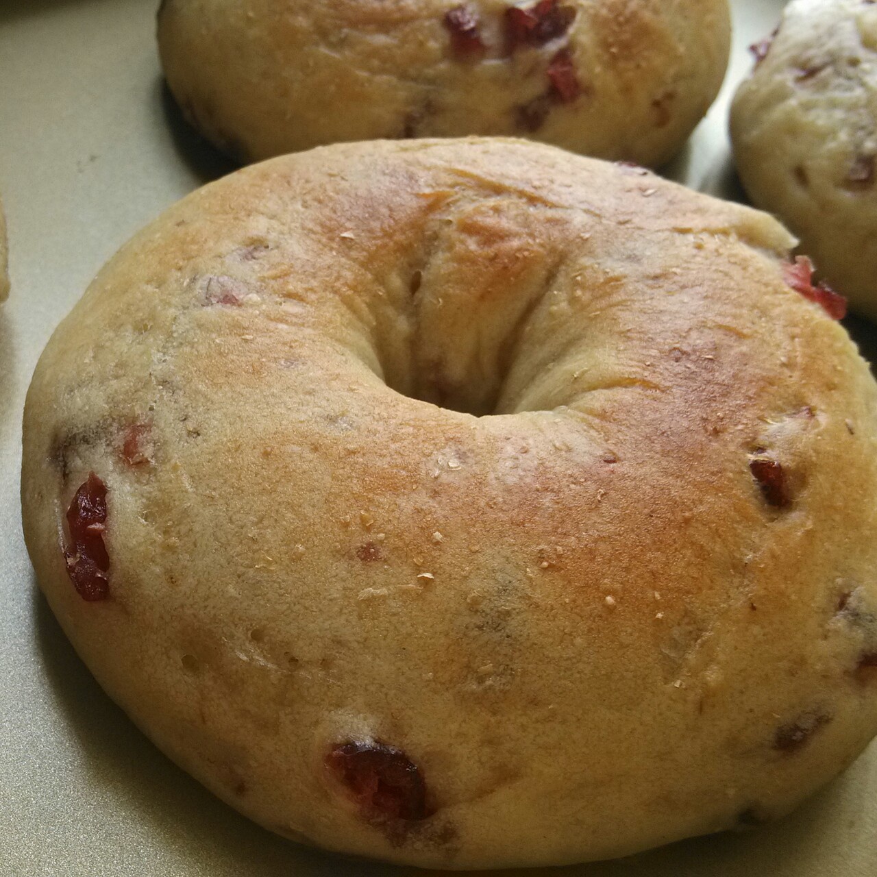 来吃圈圈吧！——全麦蔓越莓贝果