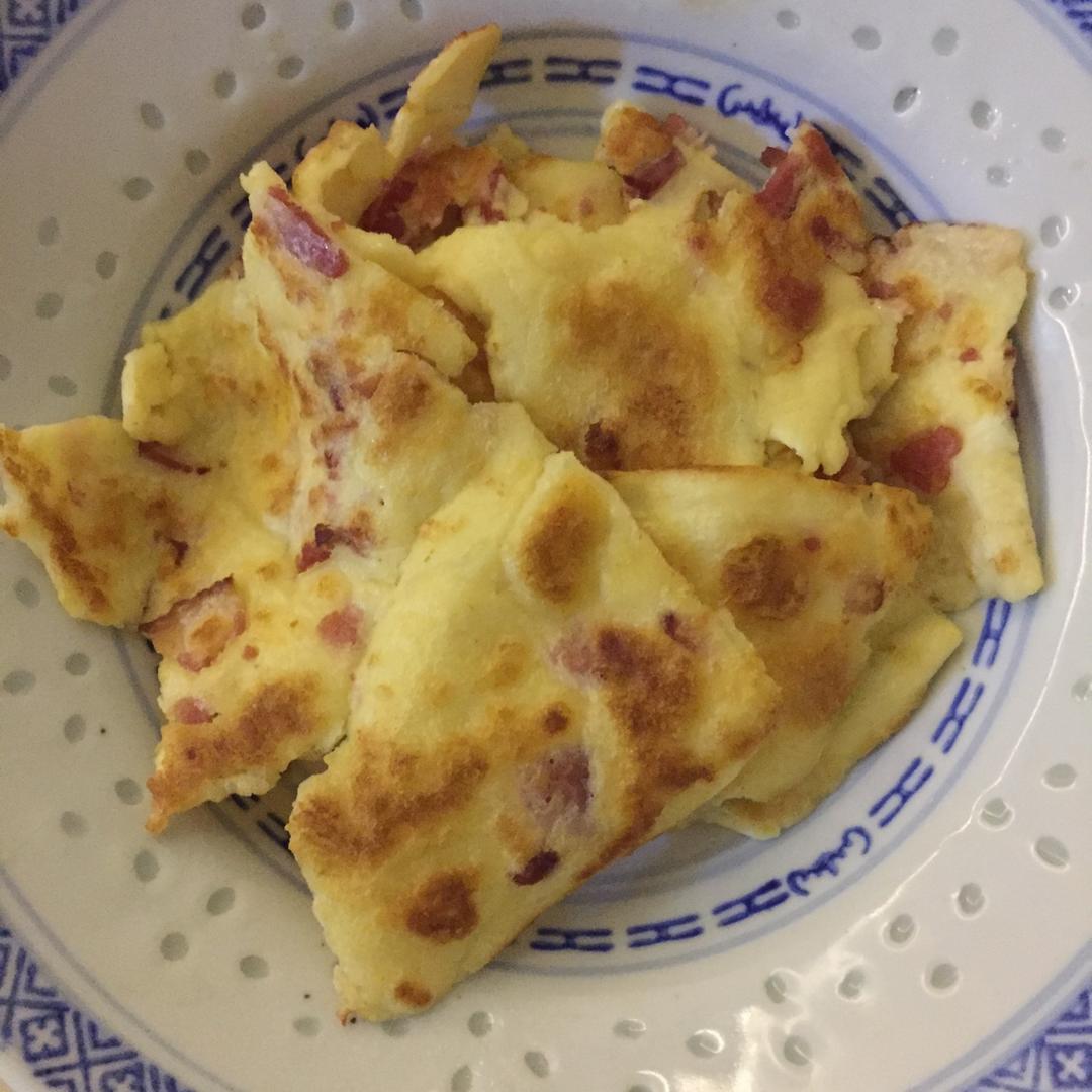 培根香葱鸡蛋饼