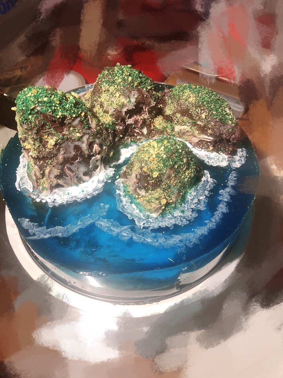 巧克力海岛蛋糕