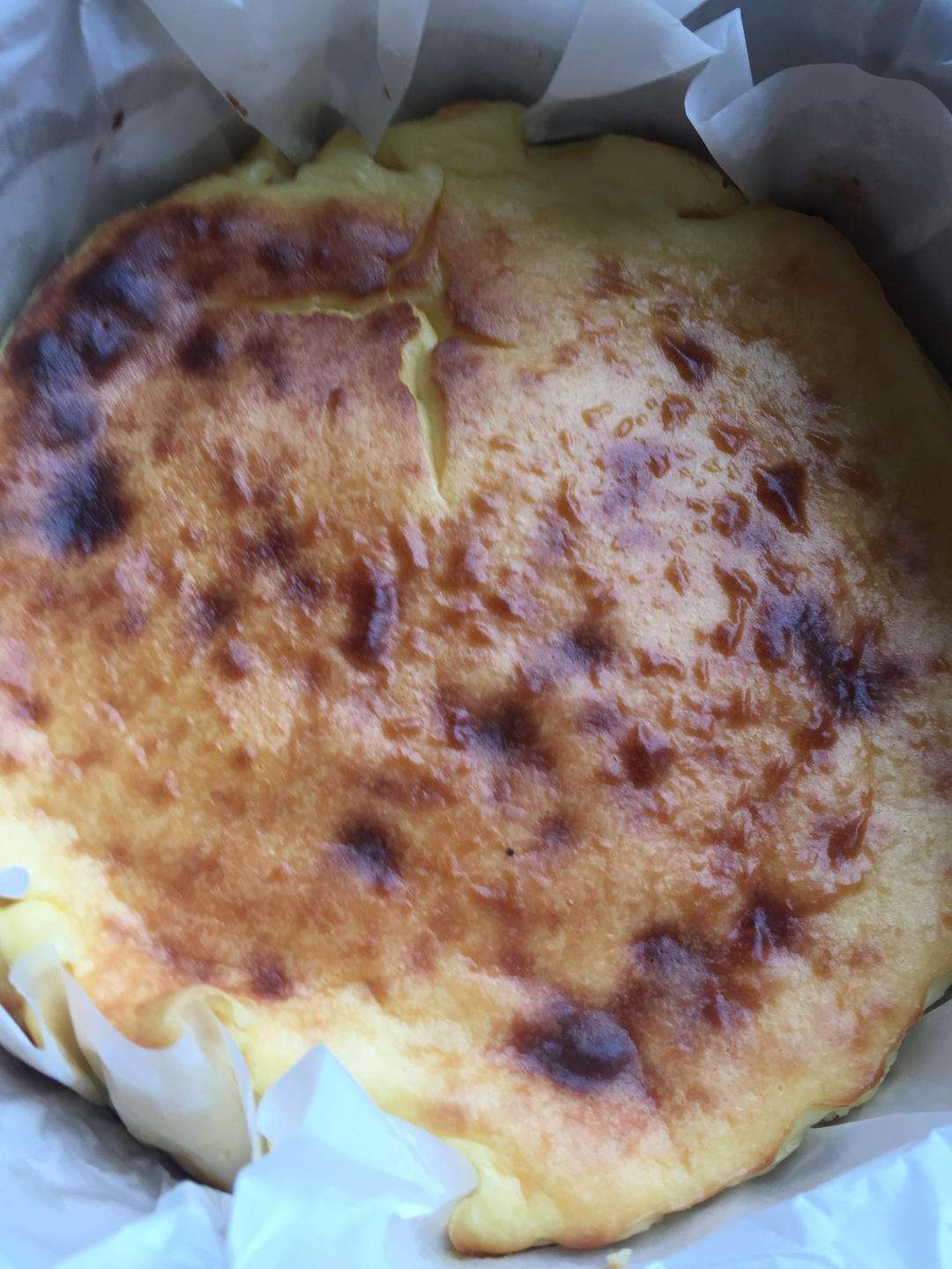 小山进公开食谱-使用大量牛奶，无淡奶油的巴斯克乳酪蛋糕