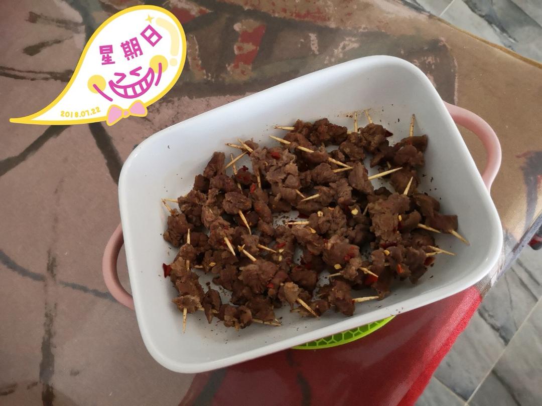 微波炉牙签肉