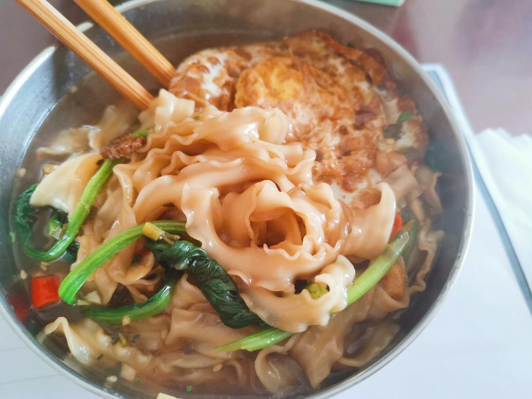 家传家常煎蛋面