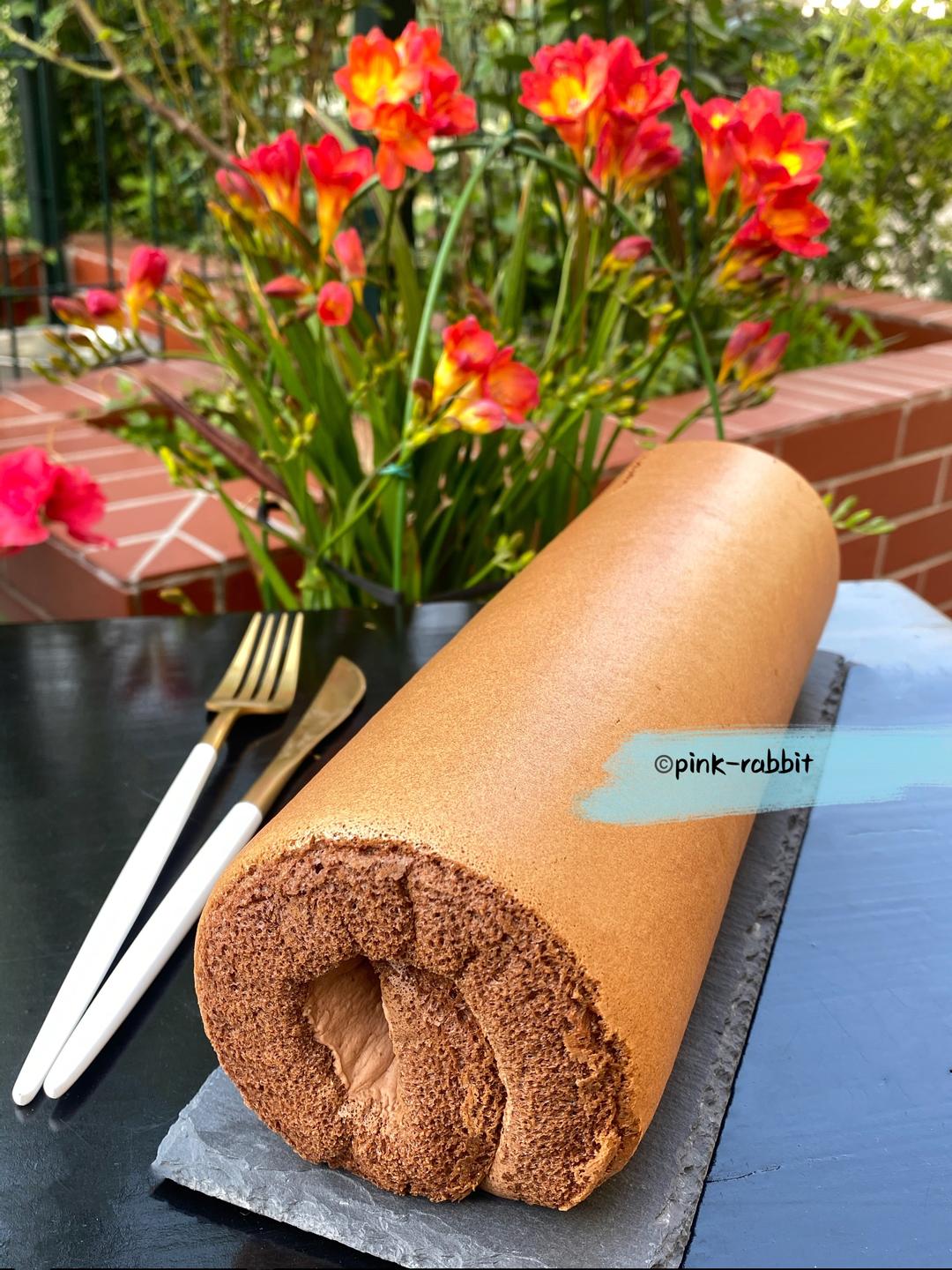 🍫可可蛋糕卷 by pink-rabbit的做法