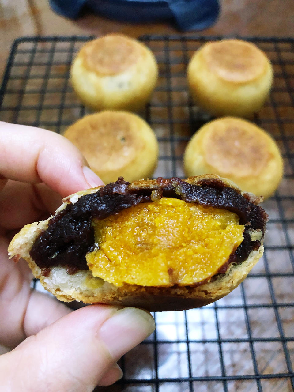 软皮绿豆饼｜软糯香甜｜无需开酥｜无需烤箱