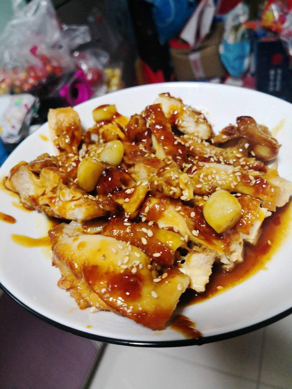 照烧蒜香版鸡腿饭的做法