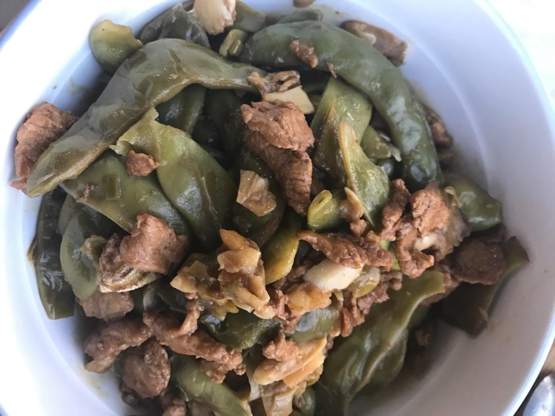 豆角炖肉